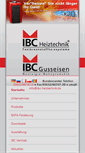 Mobile Screenshot of ibc-heiztechnik.de